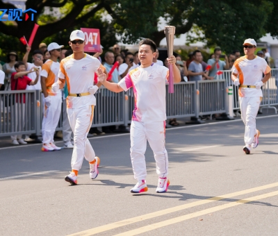 這名亞運會火炬手來自江西九江